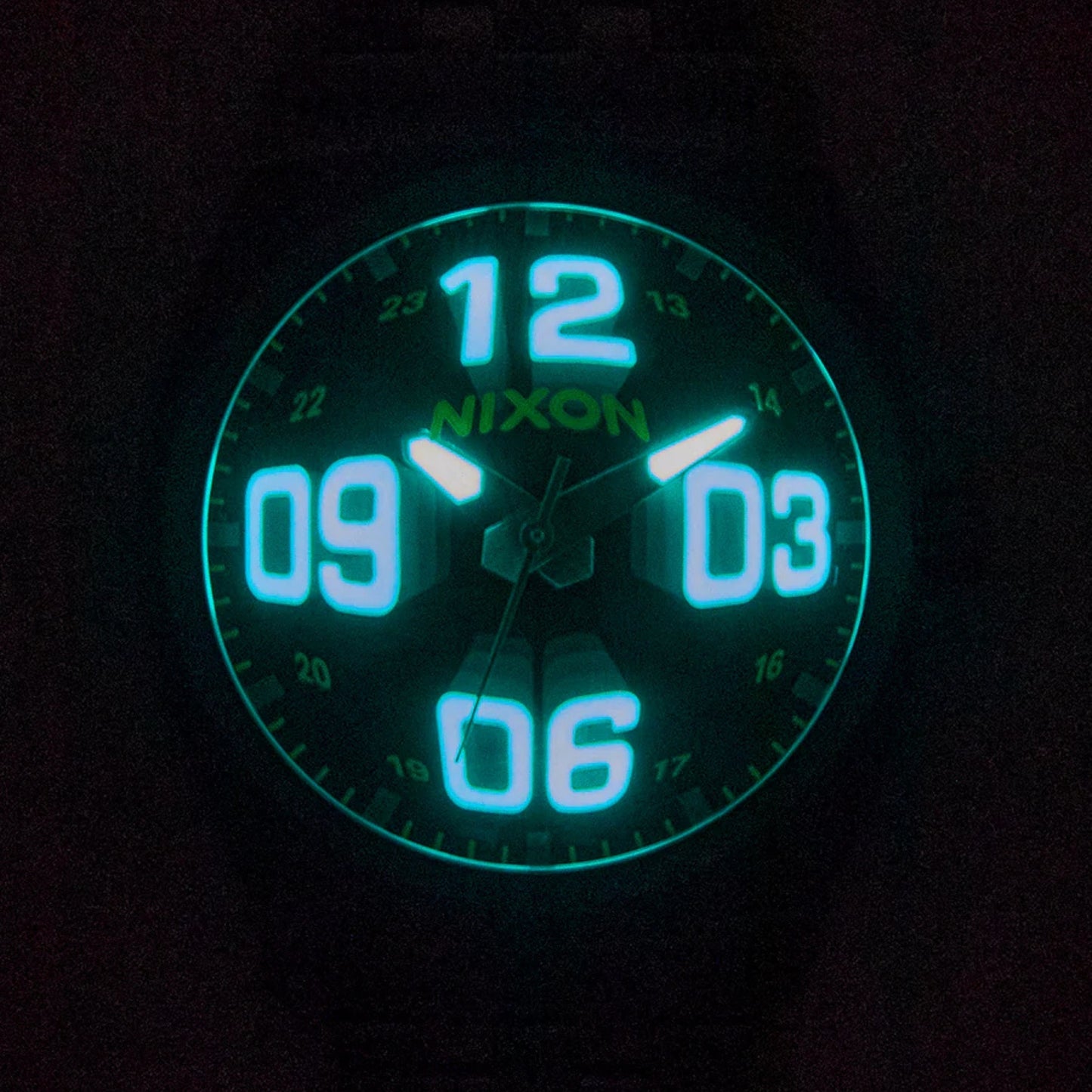 Relógio Nixon Time Teller Fisheye em Prateado/Preto