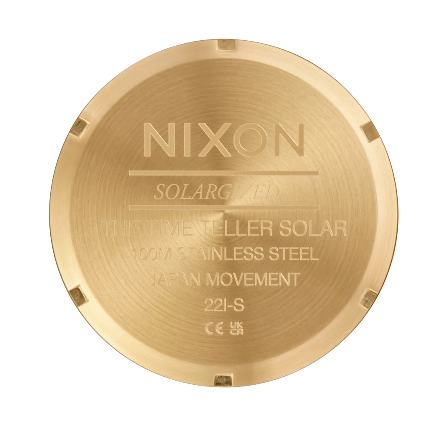 Relógio Nixon Time Teller Solar em All Gold/Black