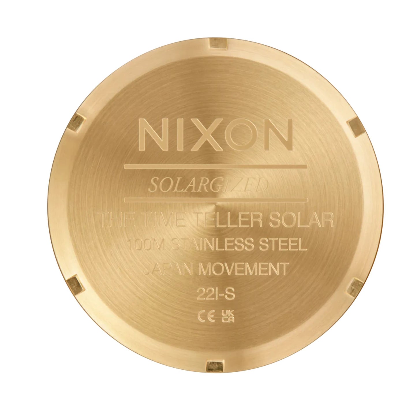 Nixon Time Teller Solar All Gold/Black