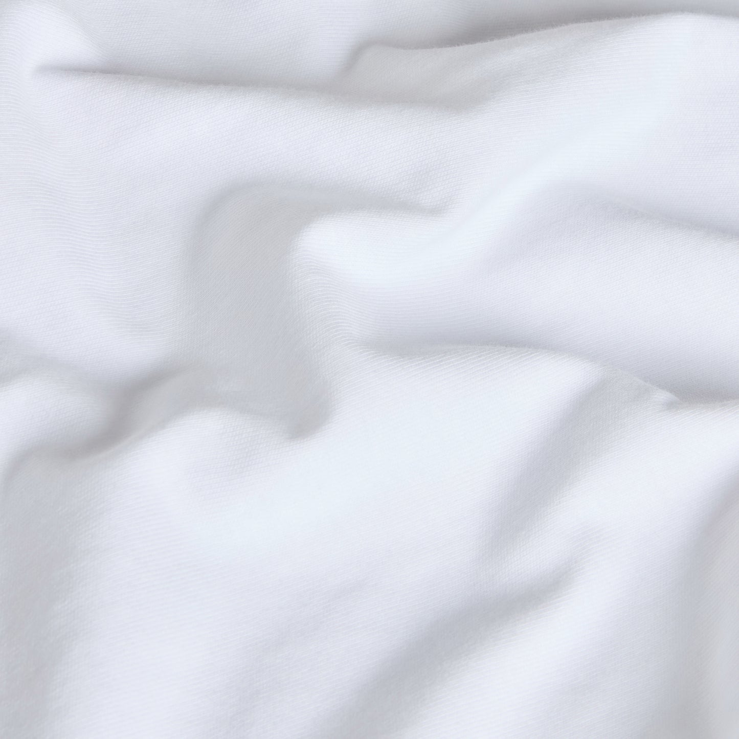 T-shirt de manga curta The North Face Apex '75 Collage em branco — pormenor de textura do tecido jersey branco, 180 g/m², algodão.