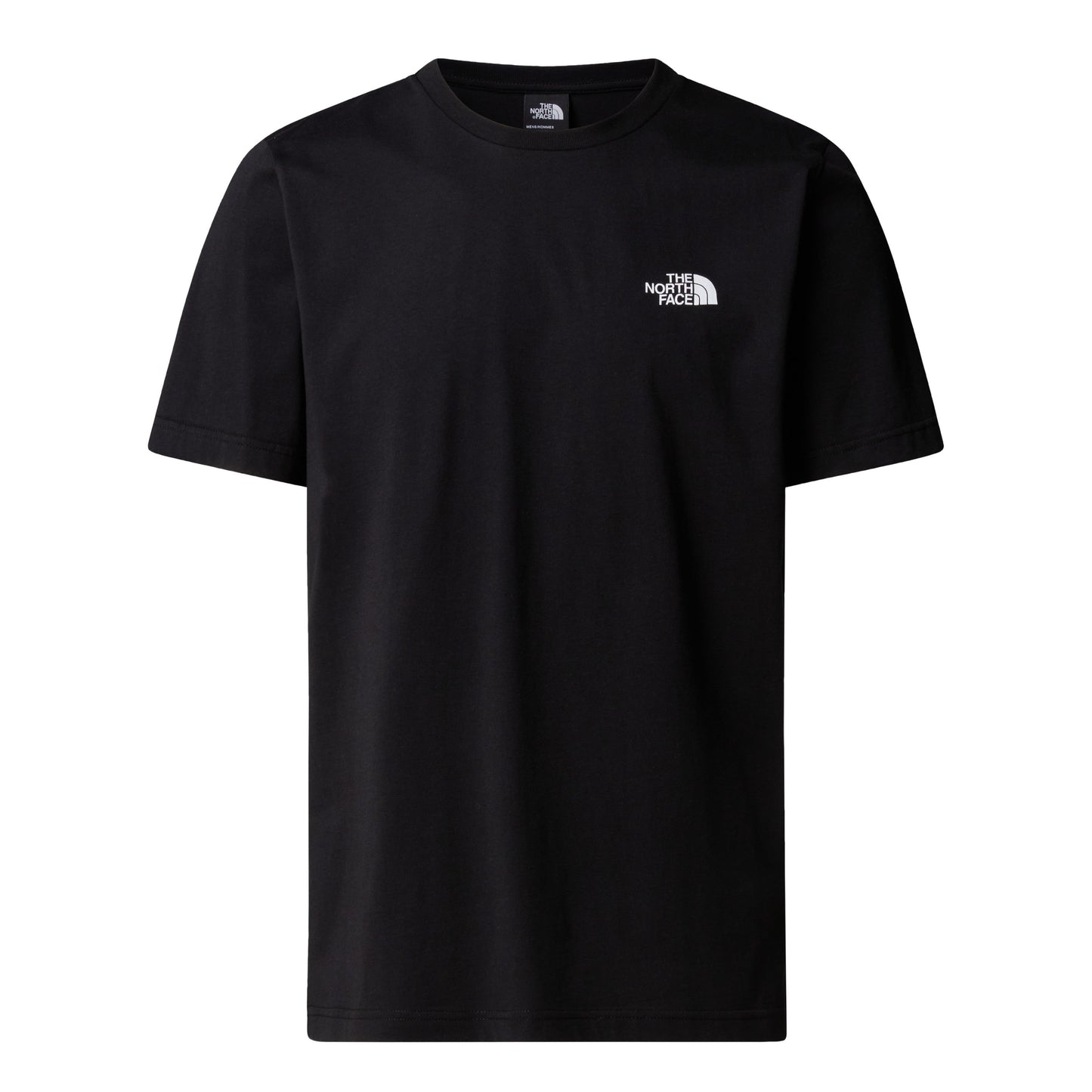 T-Shirt de manga curta para homem The North Face Half Dome Photo em TNF Black. Foto da parte da frente.