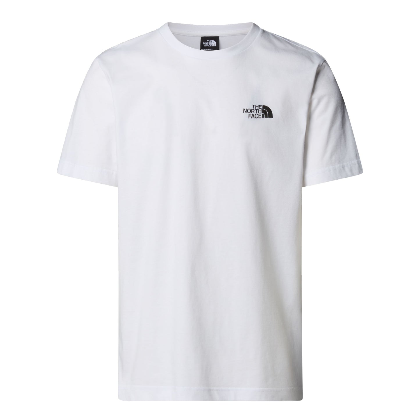 T-Shirt de manga curta para homem The North Face Half Dome Photo em TNF White. Foto da parte da frente.