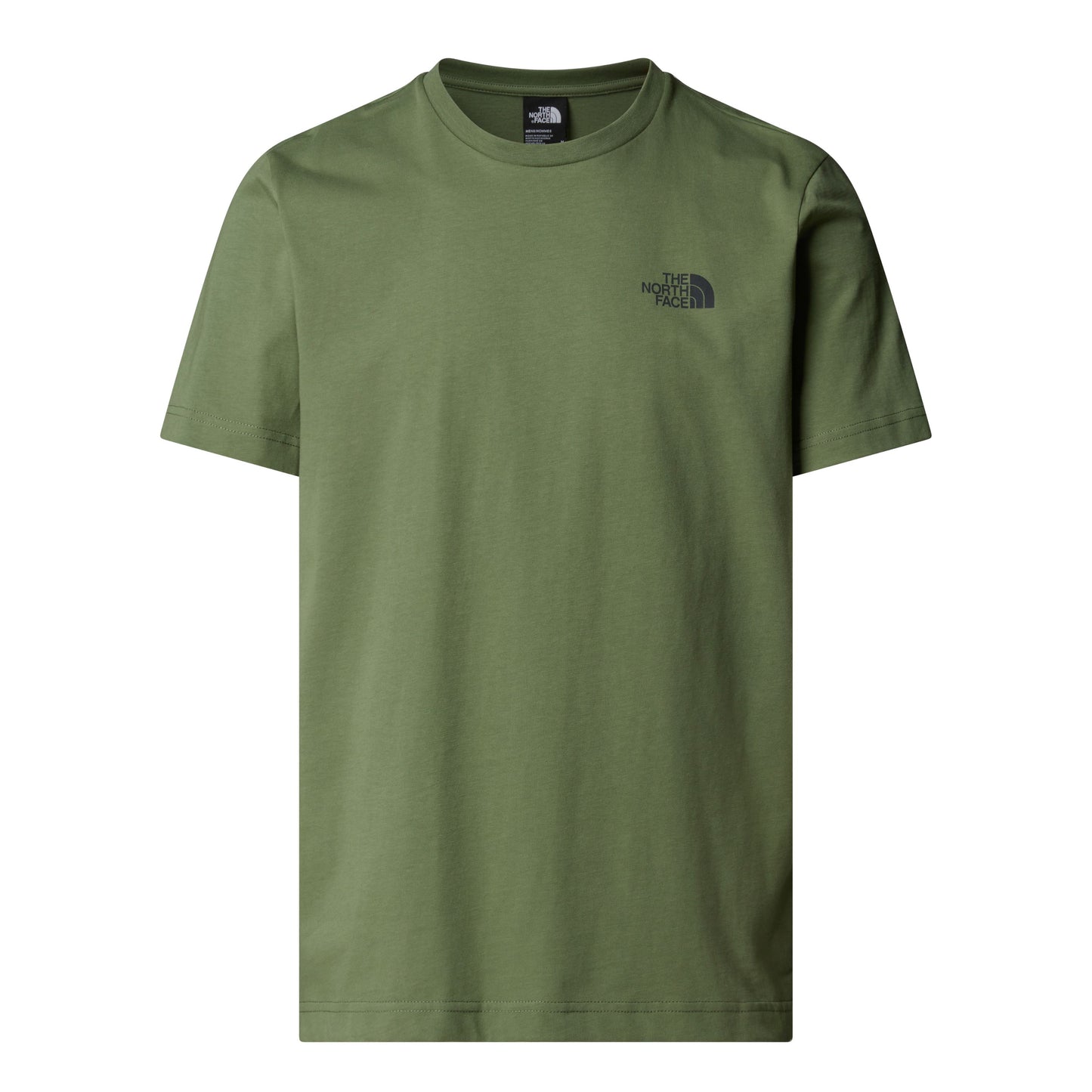 T-shirt de manga curta para homem The North Face Mountain Sketch em Bark Mist. Foto da parte da frente.