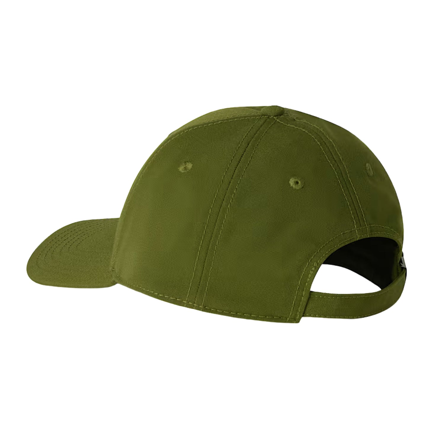 Boné unissexo The North Face Recycled 66 Classic em Verde Woodland. Foto da parte de trás.