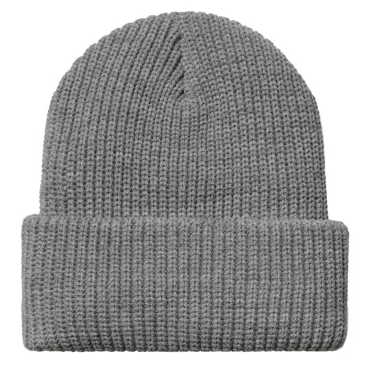 Carhartt WIP OG Heart Train Beanie Grey Heather. Foto da parte de trás.