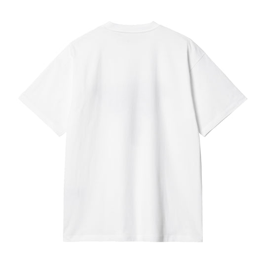 Carhartt WIP Diagram Script T-Shirt White. Foto da parte de trás.