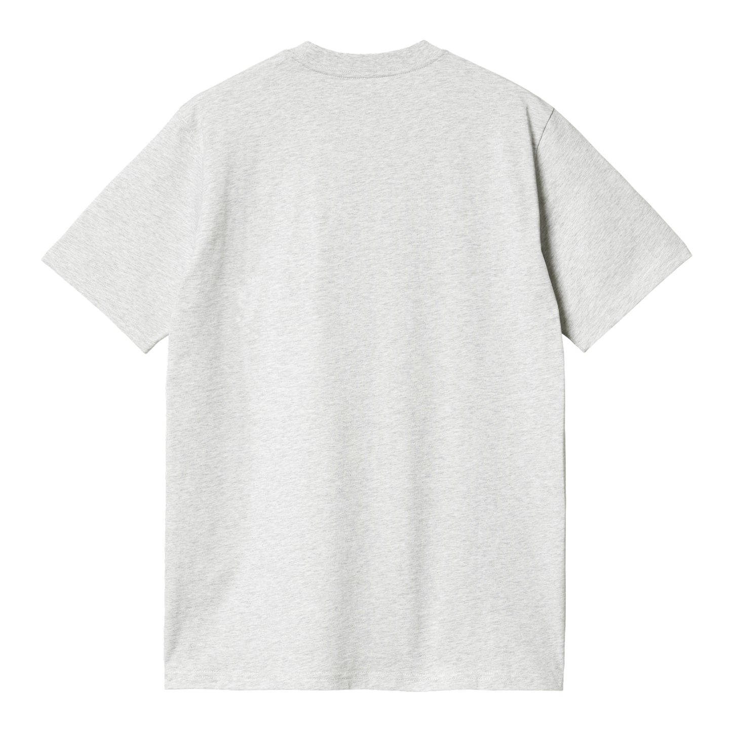 Carhartt WIP Script T-Shirt Ash Heather/Liberty. Foto da parte de trás.