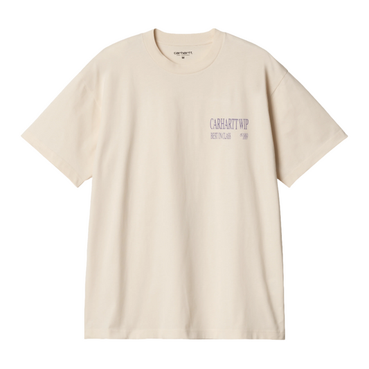 Carhartt WIP Best In Class Short Sleeve T-Shirt Natural. Foto da parte da frente.