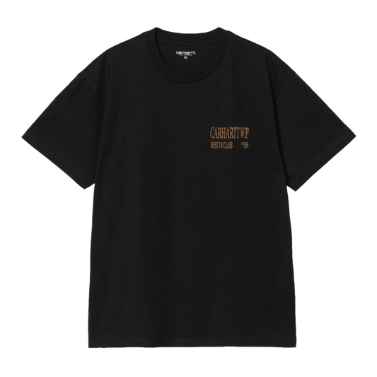 Carhartt WIP Best In Class Short Sleeve T-Shirt Black. Foto da parte da frente.