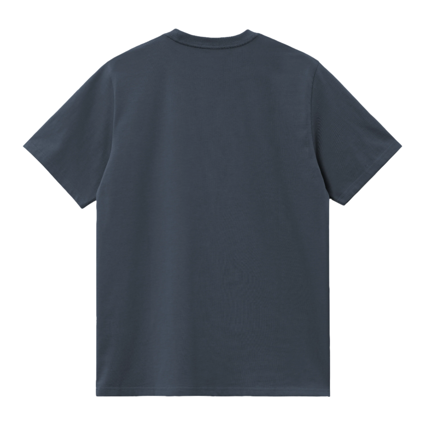 T-Shirt de manga curta Carhartt WIP Chase em Dusky Blue/Gold. Foto da parte de trƔs.