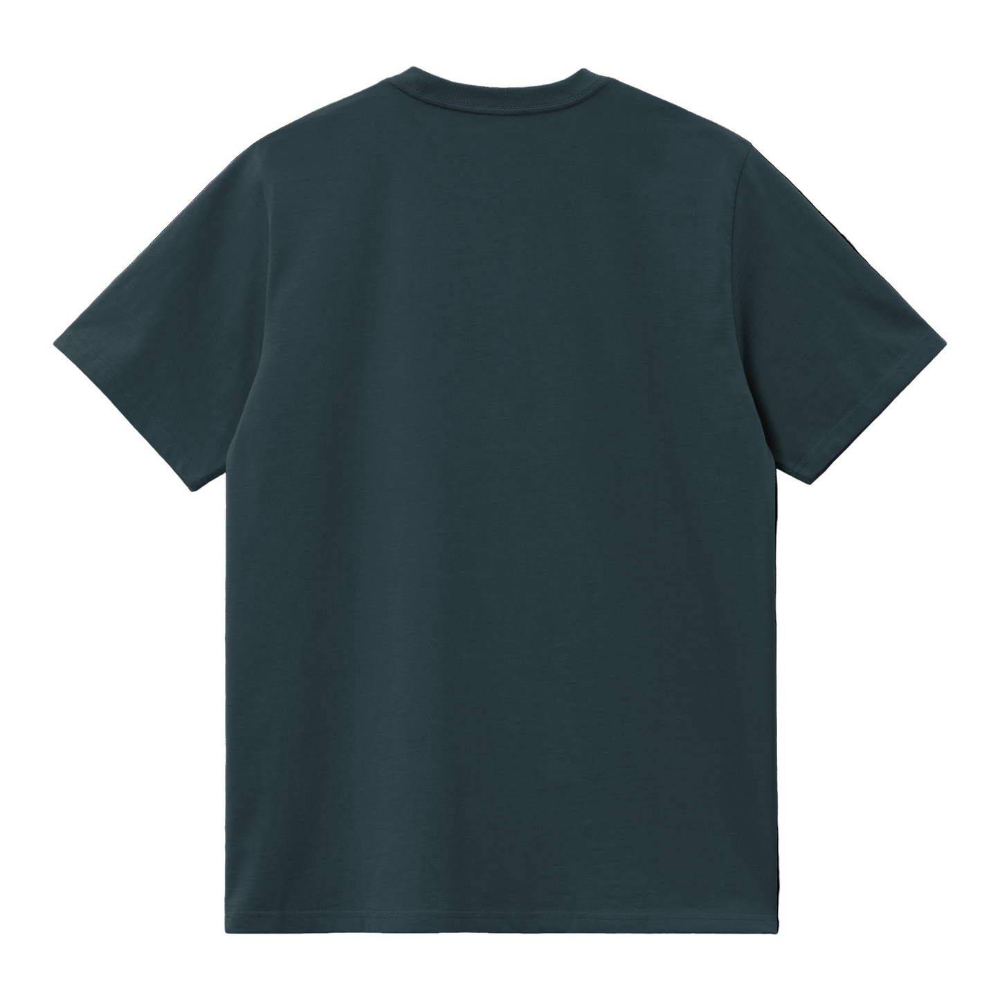 T-Shirt com manga curta para homem Carhartt WIP Pocket em Deep Lagoon. Foto da parte de trás.