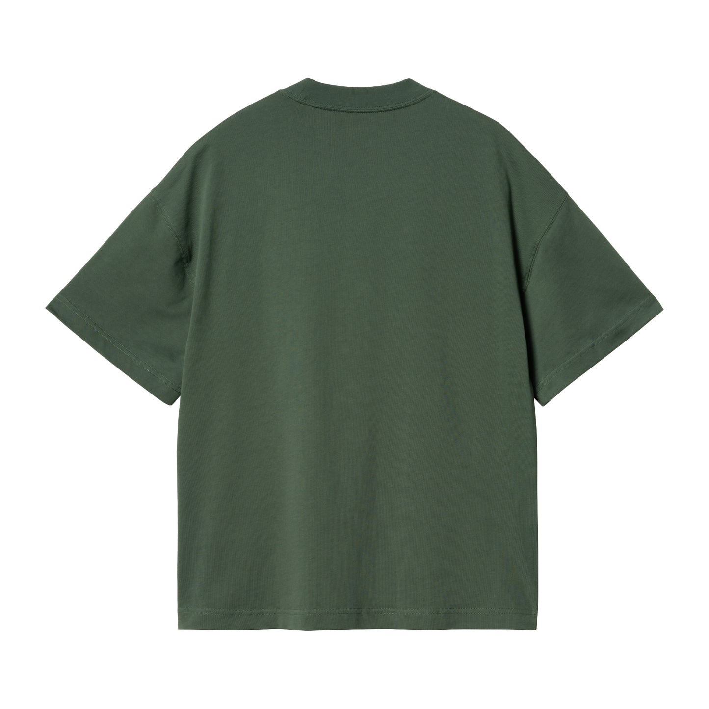 Carhartt WIP Signature Script Short Sleeve T-Shirt Sycamore Tree/Dusty Rose. Foto da parte de trás.