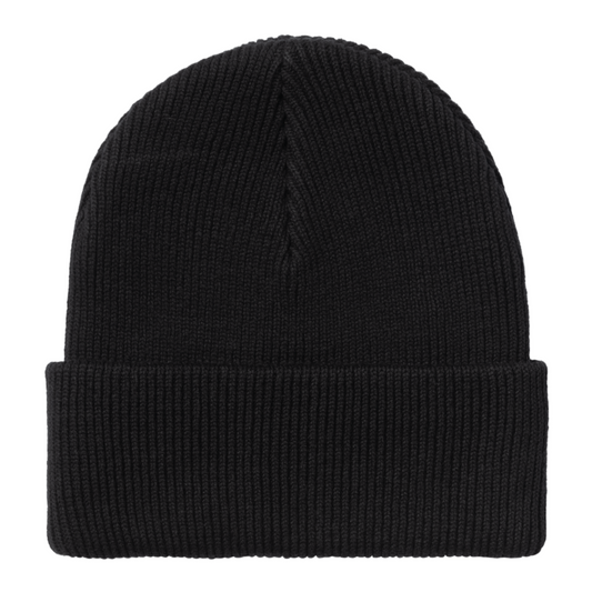 Carhartt WIP Screw Beanie Black. Foto da parte de trás.