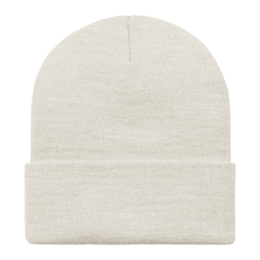 Carhartt WIP Script Beanie Wax/Duck Blue. Foto da parte de trás.