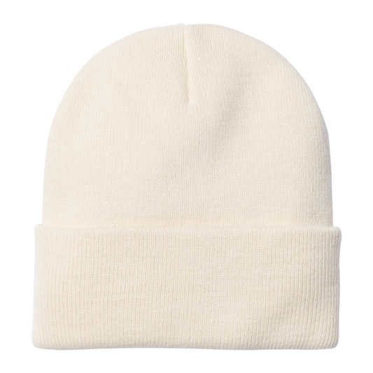 Carhartt WIP Signature Beanie Natural/Dusty Ice. Foto da parte de trás.