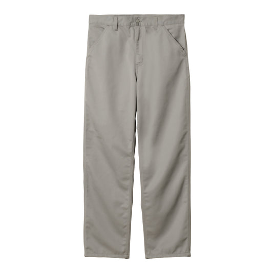 Carhartt WIP Simple Pant Misty Grey. Foto da parte da frente.