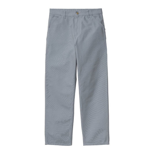 Carhartt WIP Single Knee Pant Dove Grey Rinsed. Foto da parte da frente.