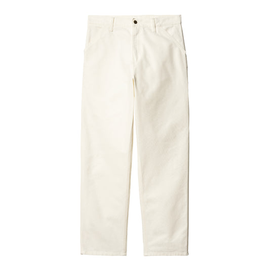 Carhartt WIP Single Knee Pant Wax Rinsed. Foto da parte da frente.