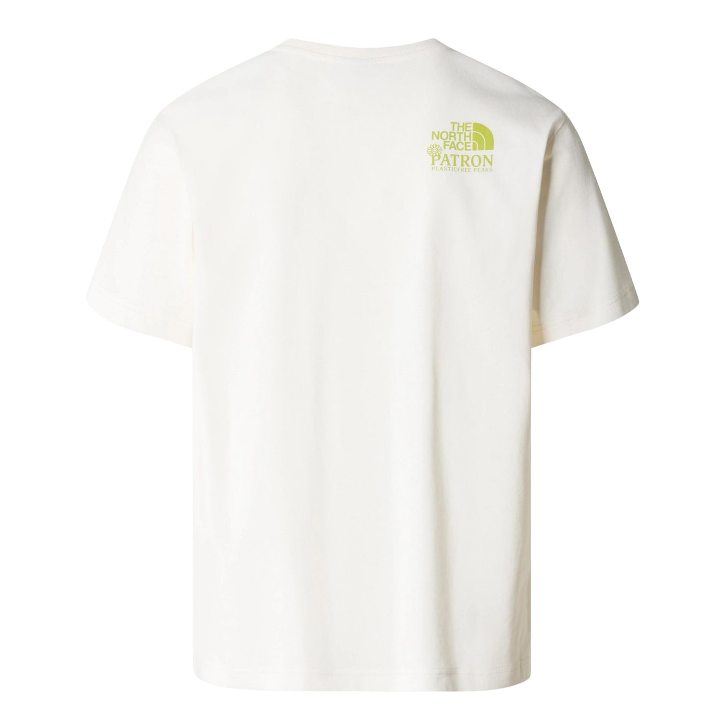 The North Face Short Sleeve Nature T-Shirt White Dune. Foto da parte de trás.