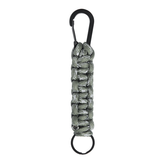 Carhartt WIP Tour Cord Keychain Smoke Green/Reflective. Foto da parte de trás.
