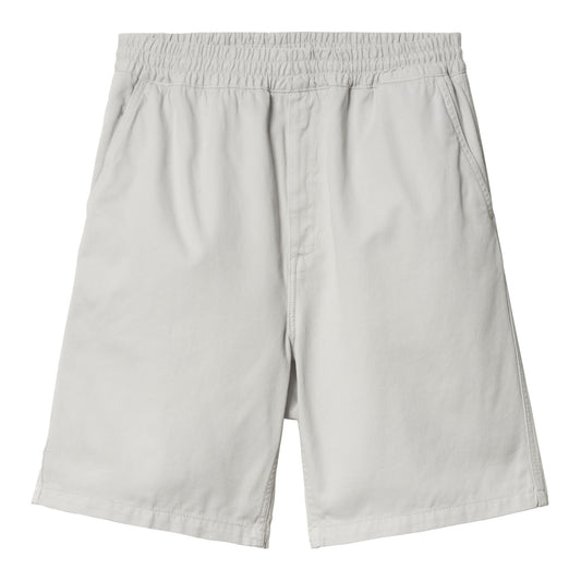 Carhartt WIP Flint Short Sonic Silver. Foto da parte da frente.