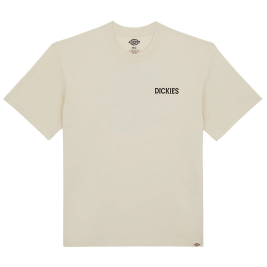 Dickies Beach T-Shirt Whitecap Grey. Foto da parte da frente.