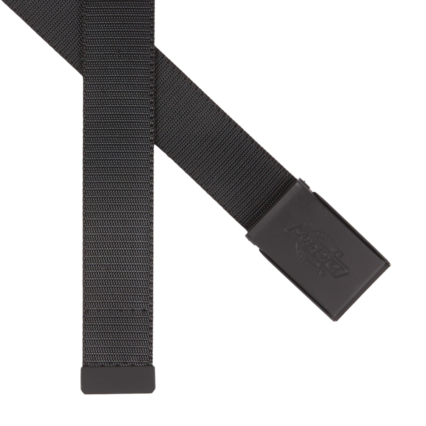 Dickies Deer Lodge Belt Black. Foto do cinto esticado.