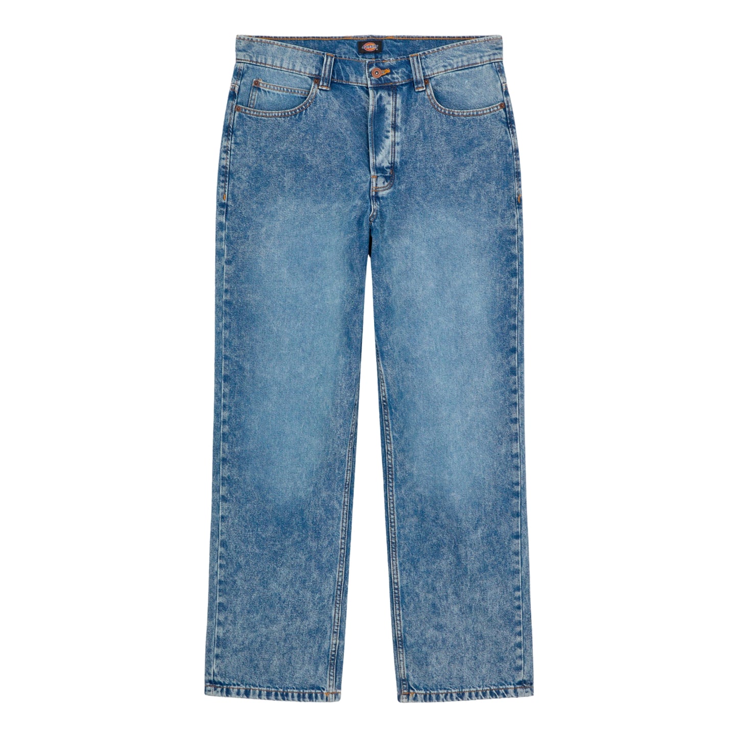 Dickes Thomasville Denim Pant Blue Rinsed Fade. Foto da parte da frente.