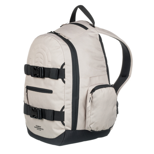Element Mohave 2.0 Backpack Aluminium. Foto da parte da frente a 3/4.