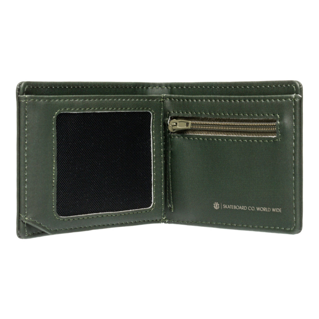 Carteira Unissexo Element Sedge Mini em Kalamata. Foto da carteira aberta.