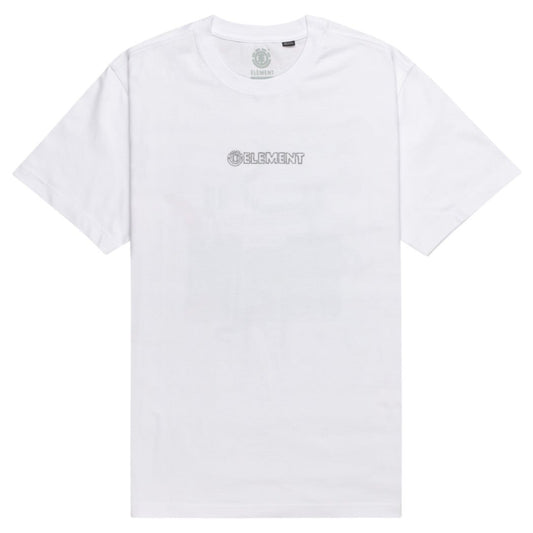 Element Jungle Shop T-Shirt Optic White. Foto da parte da frente.