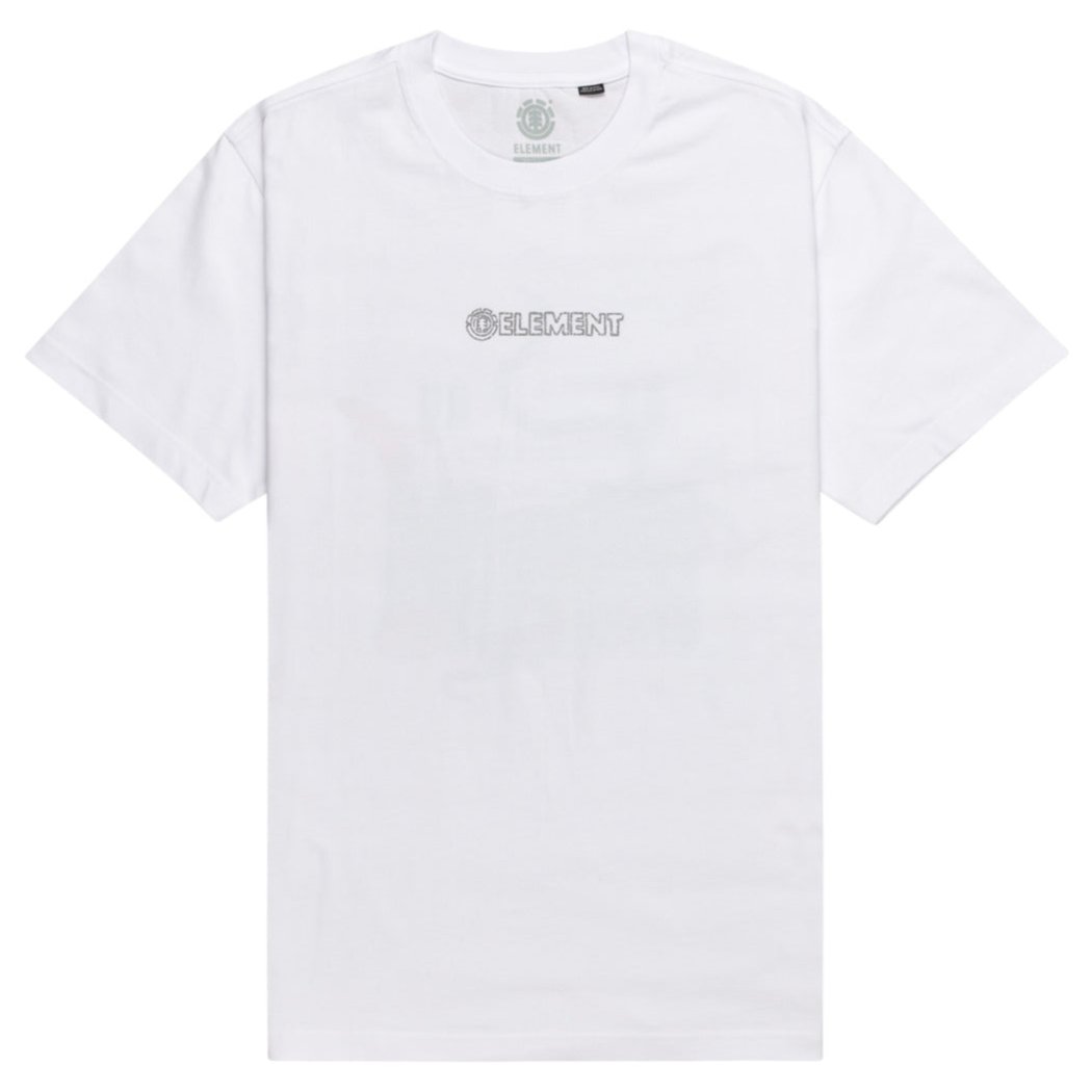 Element Jungle Shop T-Shirt Optic White. Foto da parte da frente.