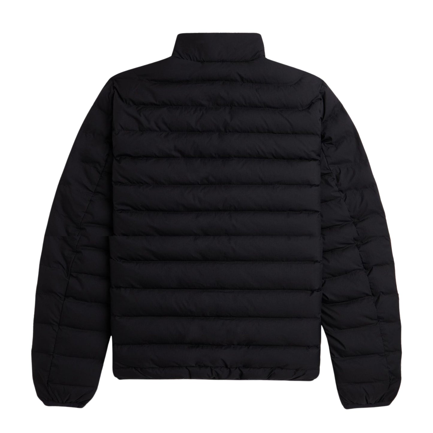 Casaco para homem Fred Perry Insulated em Preto. Foto da parte de trás.