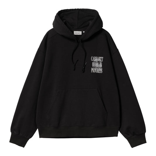 Carhartt WIP Hooded Always a WIP Sweat Black. Foto da parte da frente.