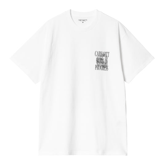 Carhartt WIP Always a WIP T-Shirt White. Foto da parte de trás.