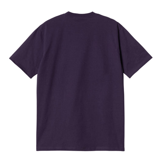 Carhartt WIP Fibo T-Shirt Cassis. Foto da parte de trás.