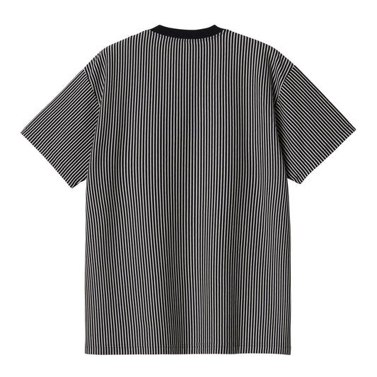 Carhartt WIP Terrell T-Shirt Dark Navy/Wax. Foto da parte de trás.