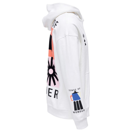 Only & Sons Lenny Relaxed Wonder Hoodie Sweat Cloud Dancer. Foto da lateral.