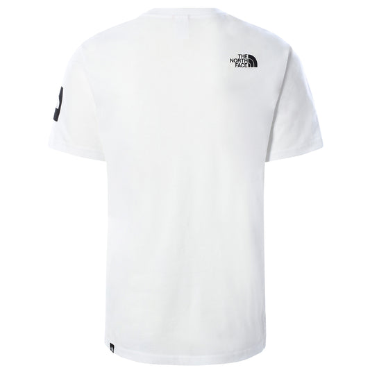 North Face Fine Alpine 2 T-Shirt TNF White. Foto da parte de trás.