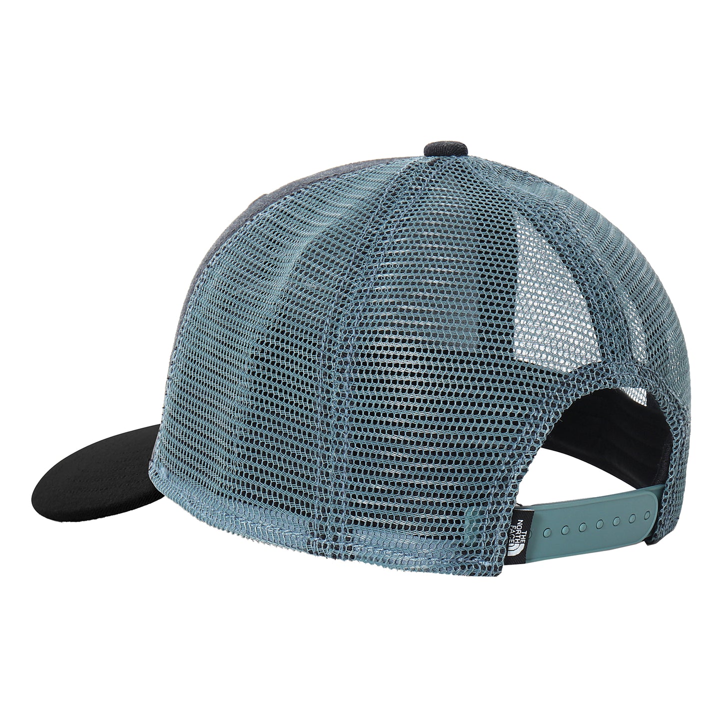 The North Face Deep Fit Mudder Trucker TNF Dark Grey Heather/Goblin Blue. Foto de trás a 3/4.
