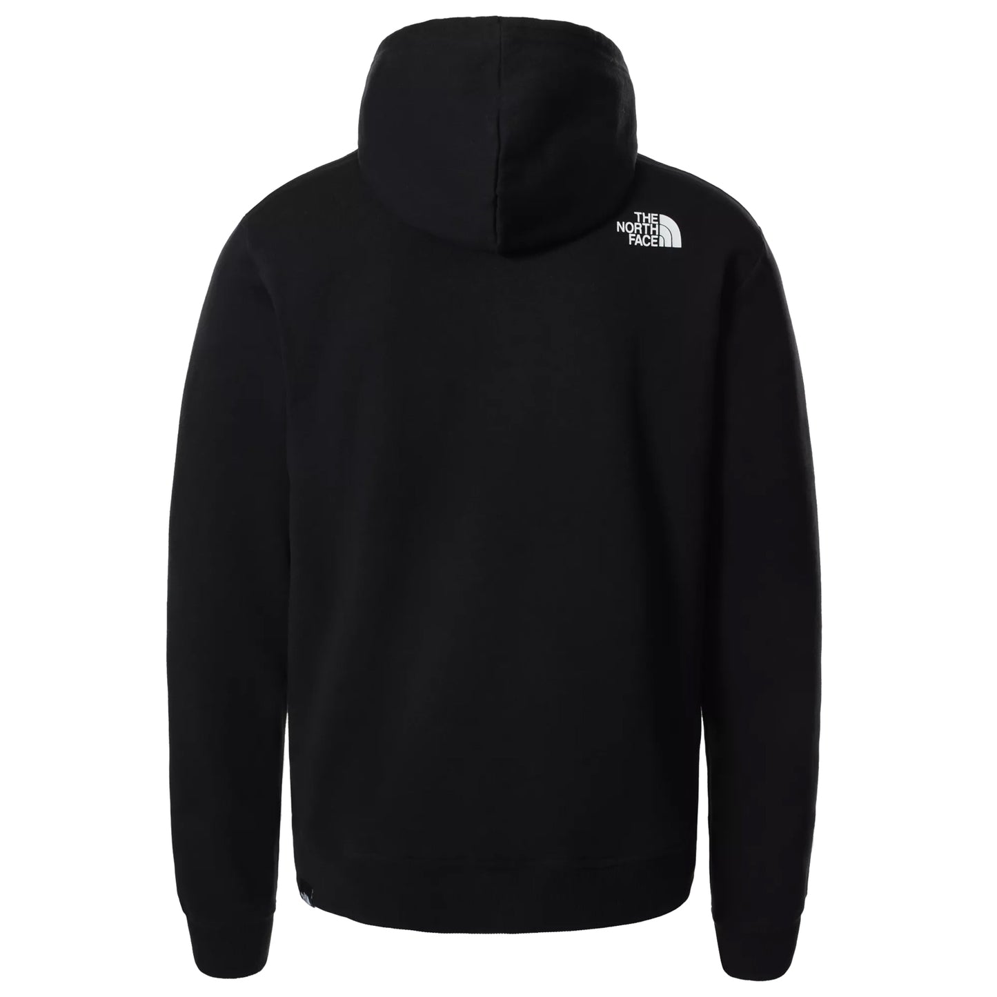 The North Face Fine Hoodie TNF Black. Foto da parte de trás.
