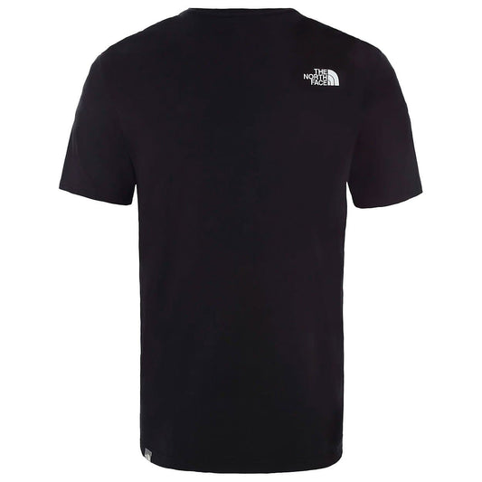 The North Face Wood Dome T-Shirt em TNF Black. Foto de costas.