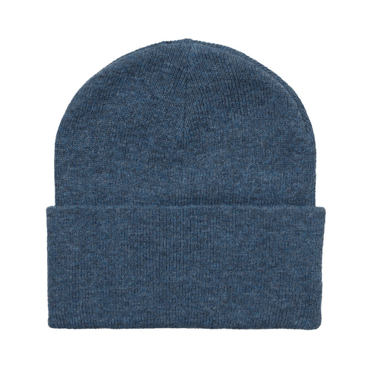 Carhartt WIP Acrylic Watch Hat Storm Blue Heather. Foto da parte de trás.