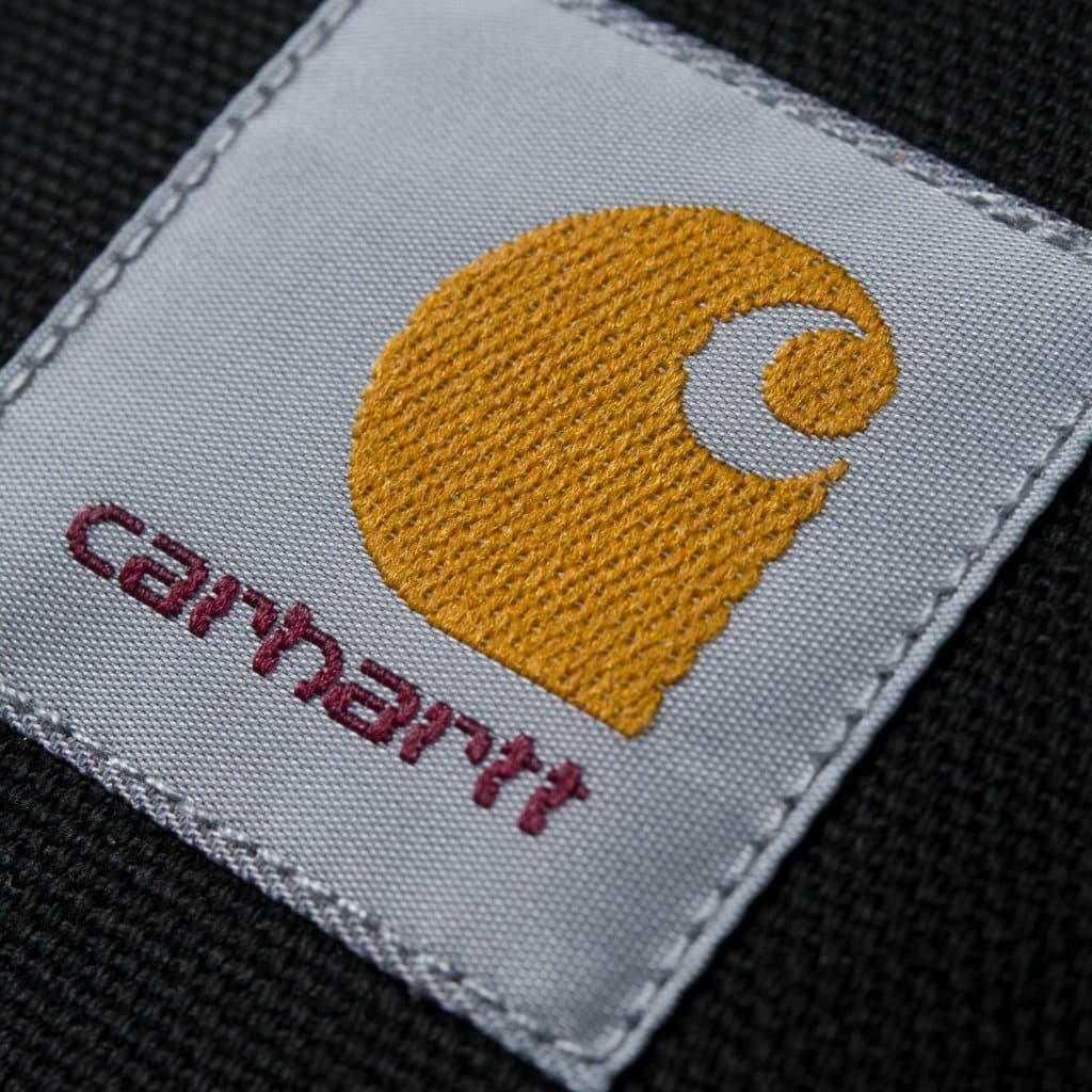 Casaco de homem com capuz Carhartt WIP Active em preto. Foto de detalhe 2.