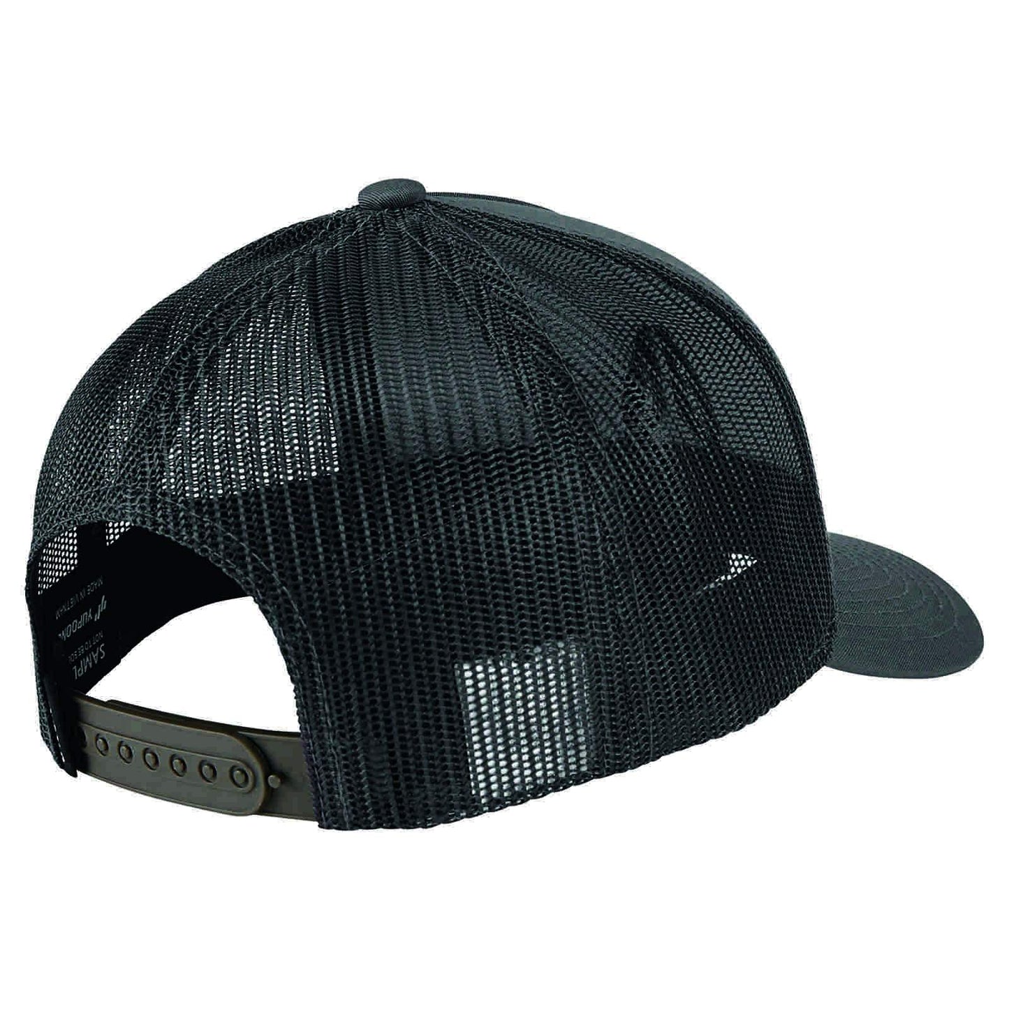 Nixon Iconed Trucker Cinza Charcoal/Preto Trás