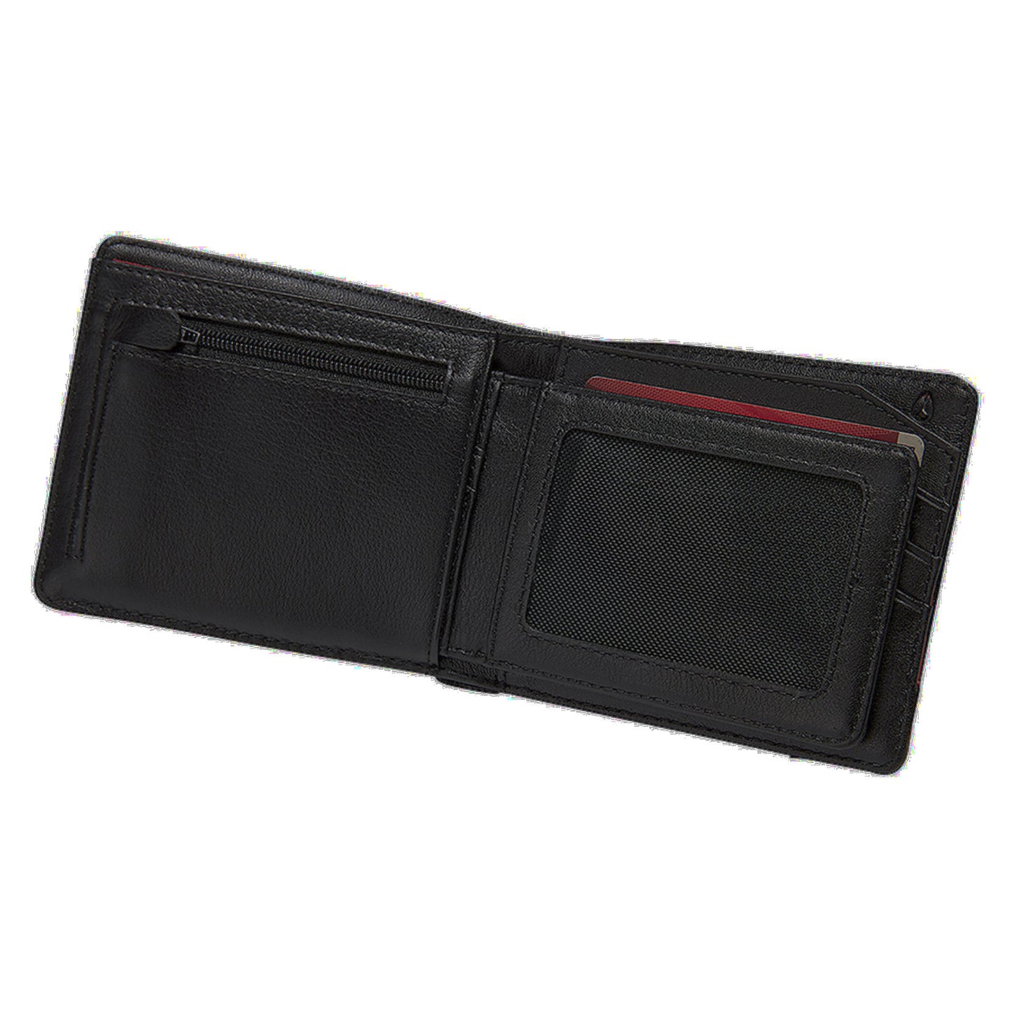Nixon Pass Leather Coin Wallet Black