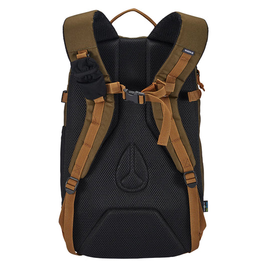 Nixon Gamma Backpack Repreve Dark Olive. Foto da parte de trás.