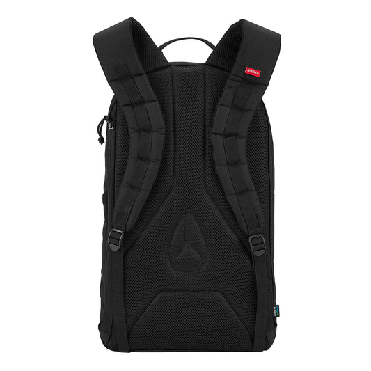 Nixon Ransack Backpack Repreve Black. Foto da parte de trás.