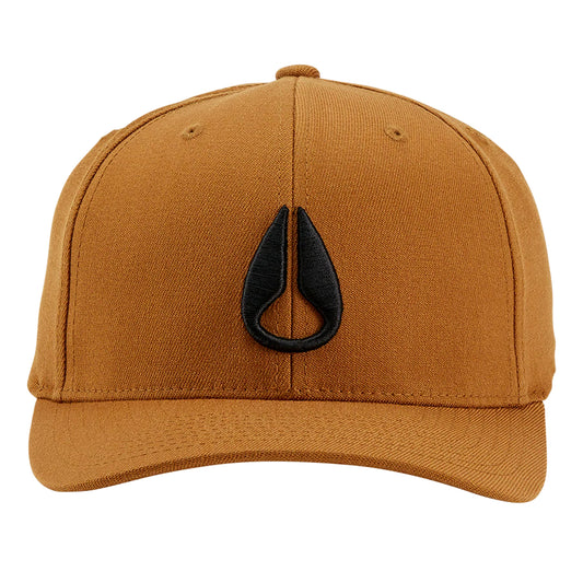 Nixon Deep Down Snapback Hat Brown/Black. Foto de frente.