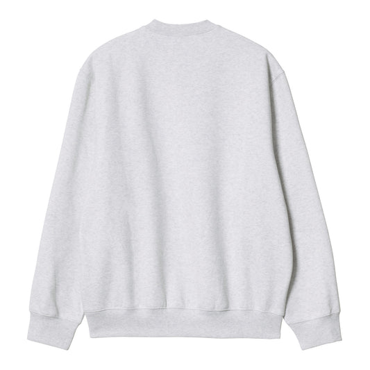 Carhartt WIP Carhartt Sweat Ash Heather/White. Foto de trás.
